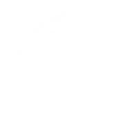 White line art icon on black depicting three stylized commercial or high-rise office buildings in Fullerton.